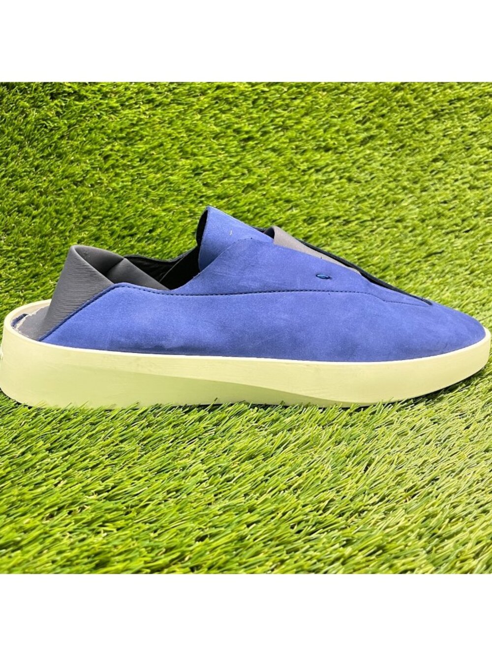 Wolf & Shepherd Cruise Ace Mens Size 11 Blue White Casual Leather Slip On Shoes